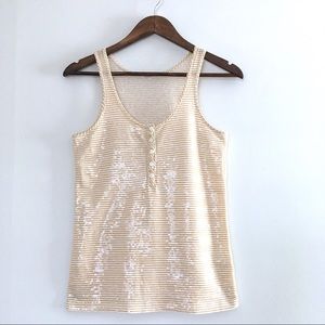 J. Crew · Henley Sequin Tank Sz XS